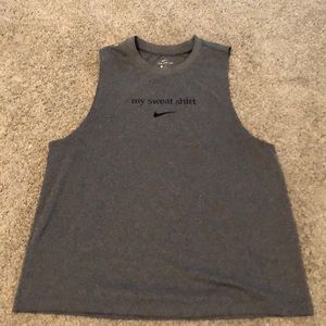 Nike Gray Workout Tank